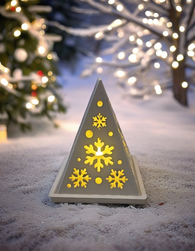 Pyramide Schneeflocke