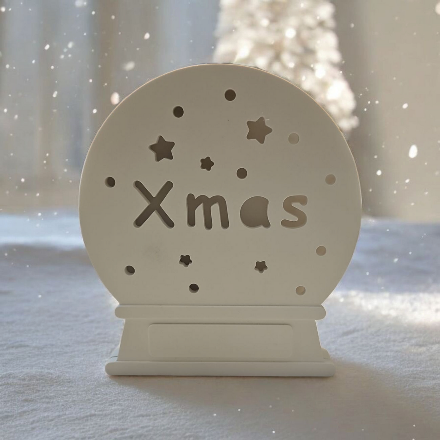 LED - Schneekugel