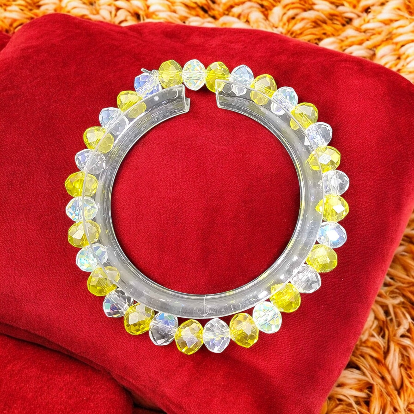 Armband Gelb / Weiß