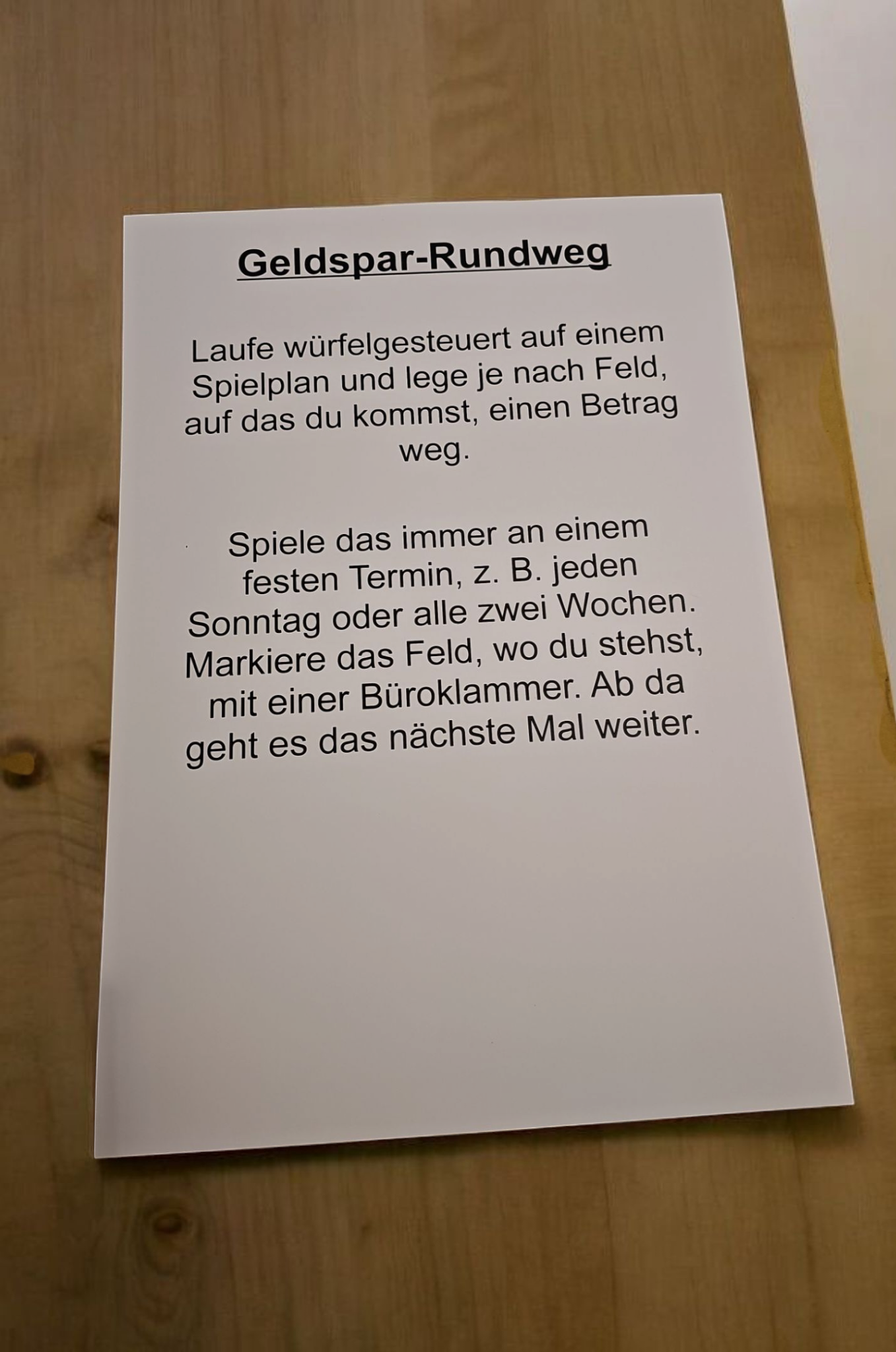 Spar-Rundweg