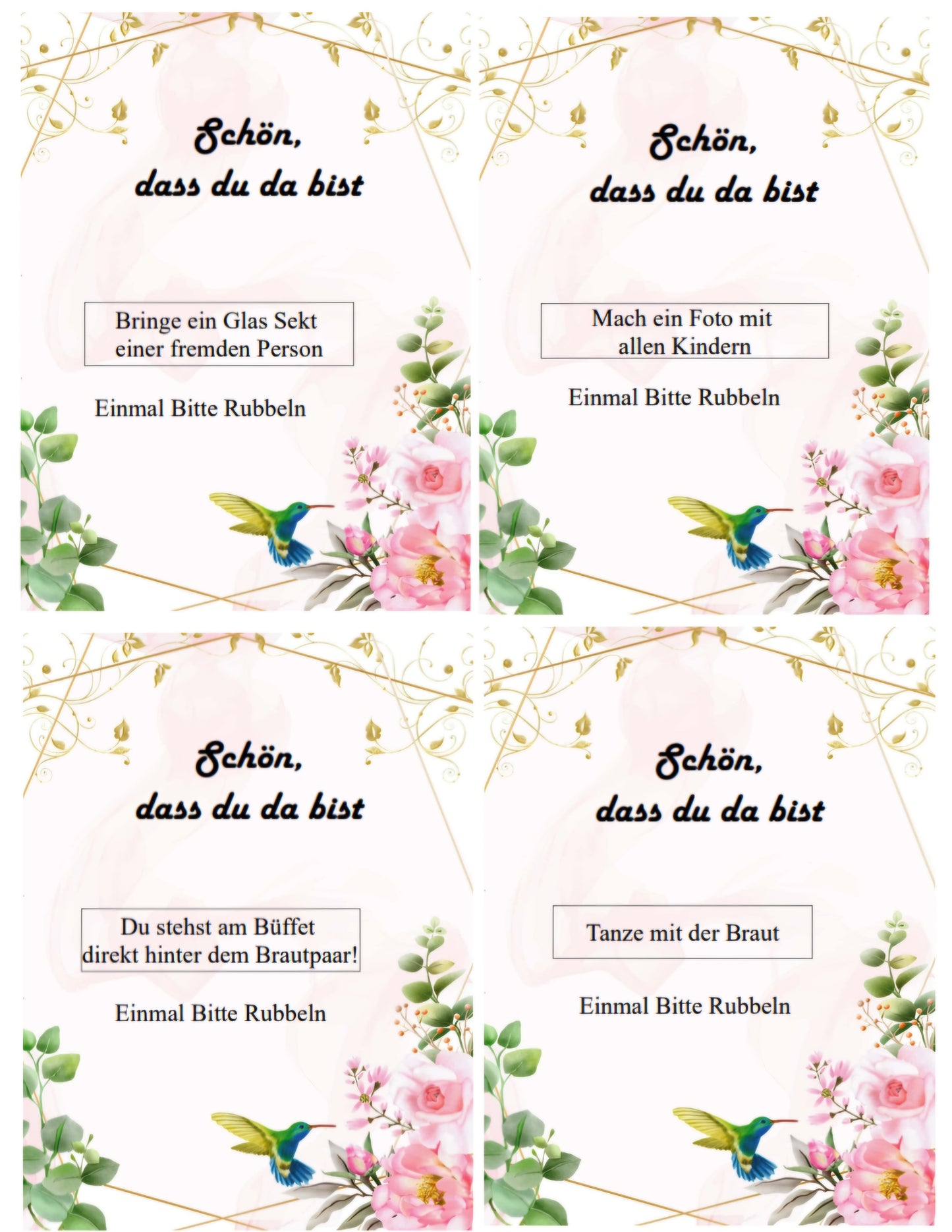 Rubbellose Hochzeit