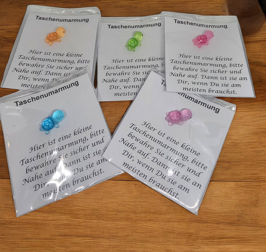 Taschenumarmung Schildkröte