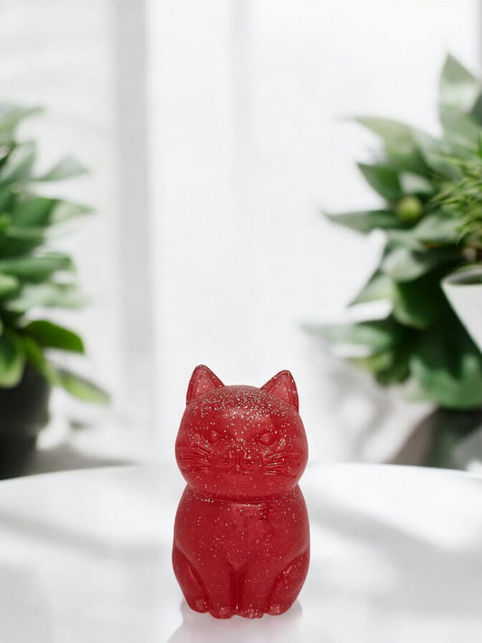 Katze 2 Rot