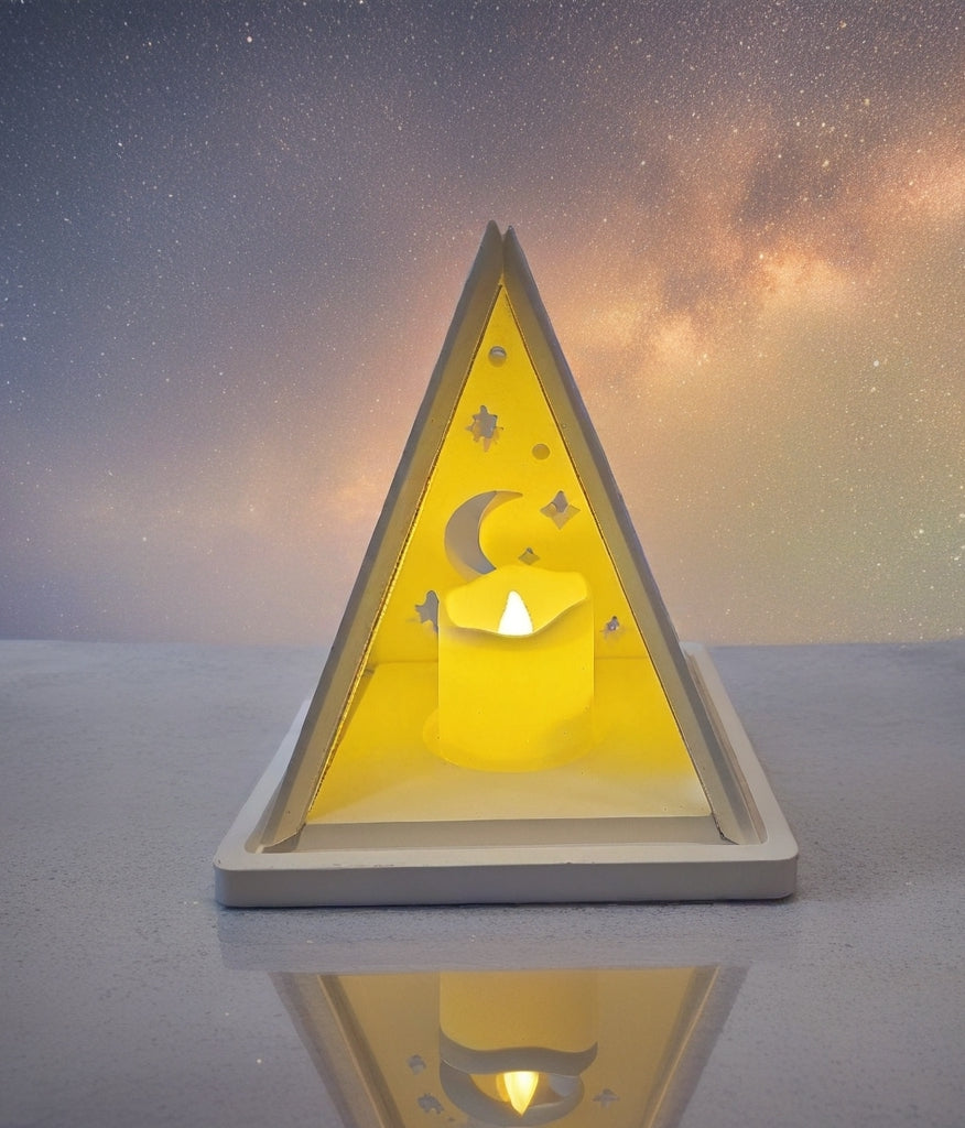 Pyramide Mond & Sterne