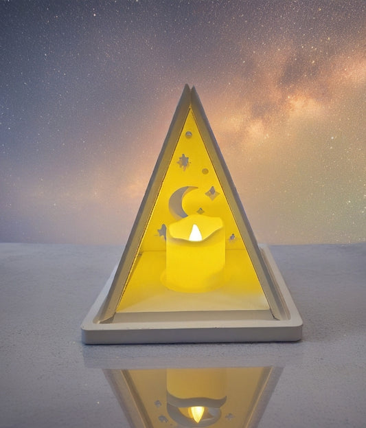 Pyramide Mond & Sterne