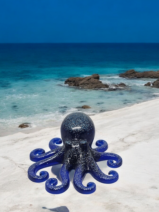 Oktopus Blau