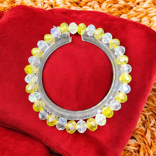 Armband Gelb / Weiß
