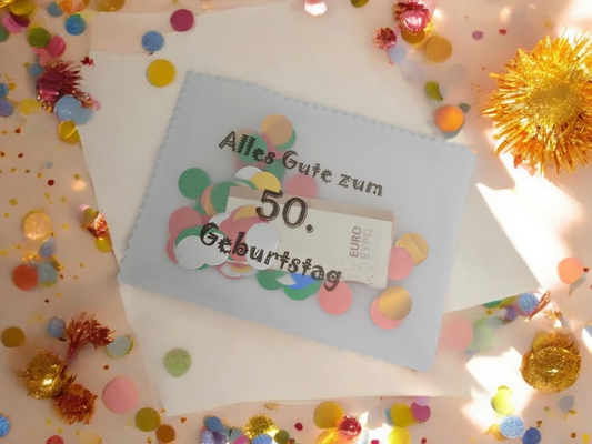 PDF Konfetti zum 50. Geburtstag