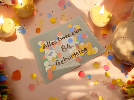 Personalisiert: Geldgeschenk Konfett