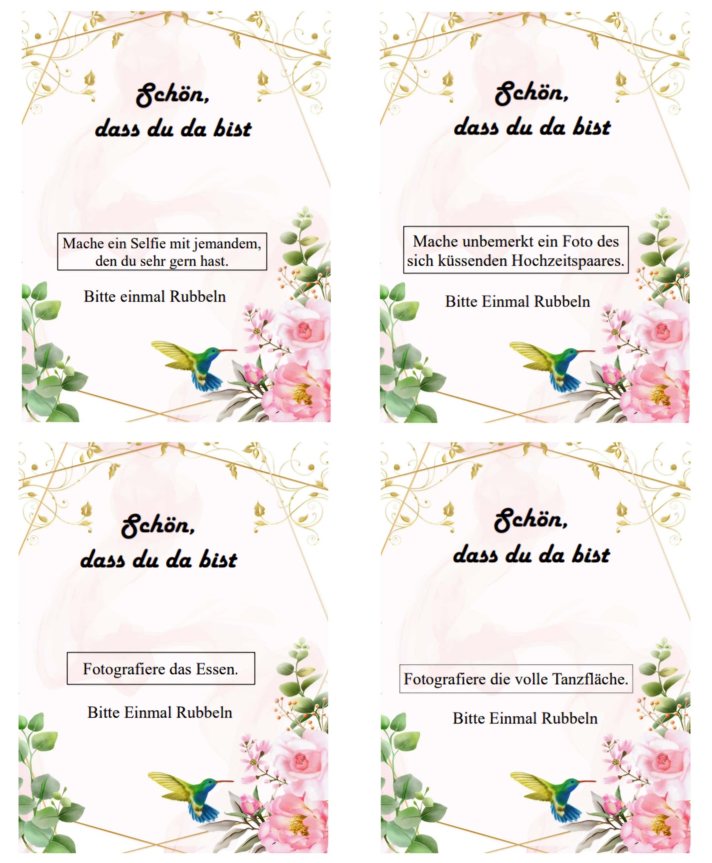 Rubbellose Hochzeit