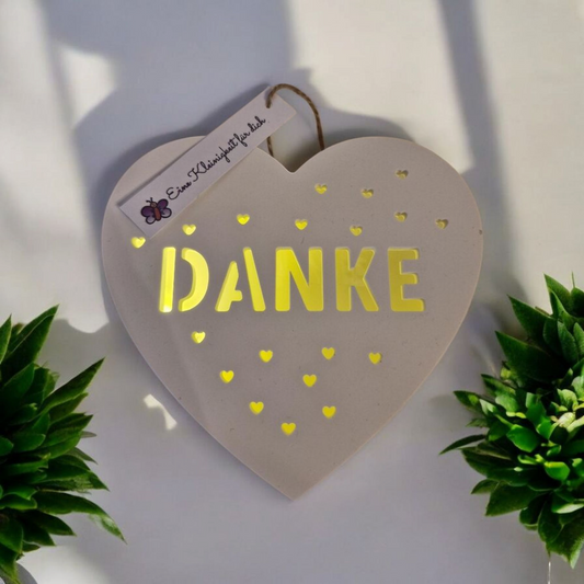 LED-Herz "Danke"